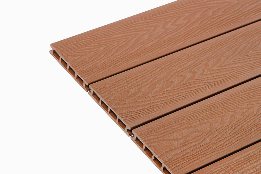 Savadeck Natur 5 Terracotta deking – kosi prikaz deking površine
